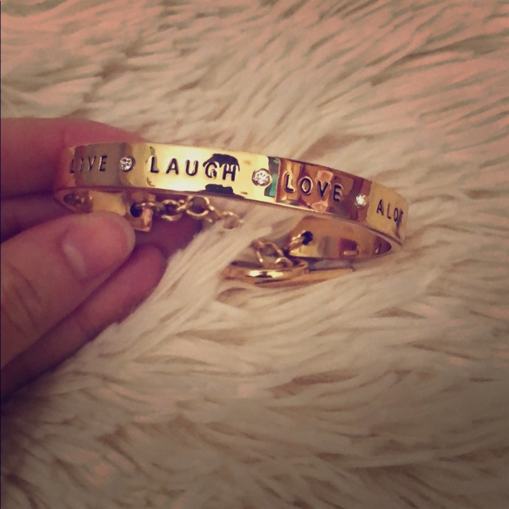 BCBG Gold bangle bracelet